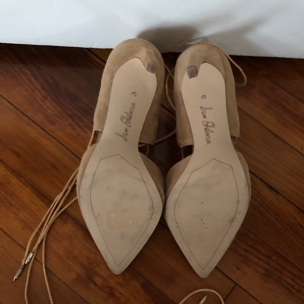 Sam Edelman Tan Suede Leather 4"Heels Helaine size 6 - Picture 6 of 7